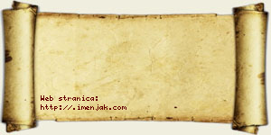 Daniel Bzenić vizit kartica